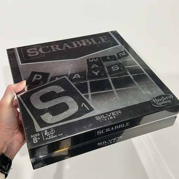 Hasbro Scrabble Game new in box - Silver Line Edition -unopened/sealed - Picture 2 of 9